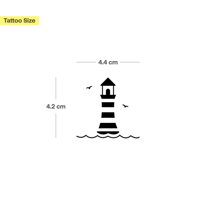 Abstrakter Leuchtturm