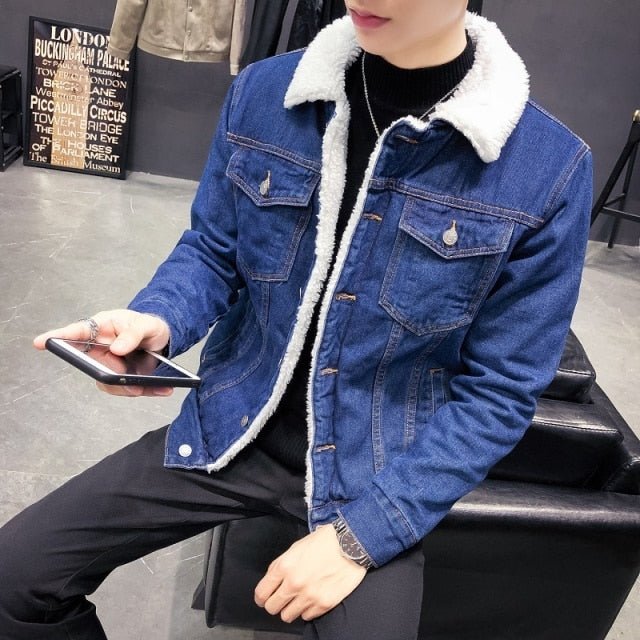 Antonios Ben Denim Jacket - AntoniosClothing - Deep blue