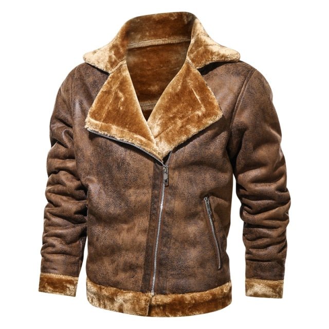 Antonios Roberto Motorcycle Jacket - AntoniosClothing - Brown