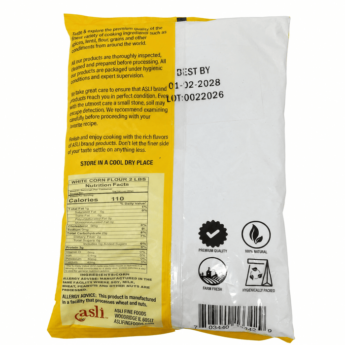 Asli White Corn Flour | Premium Fine Corn Flour - Yado African & Caribbean Market