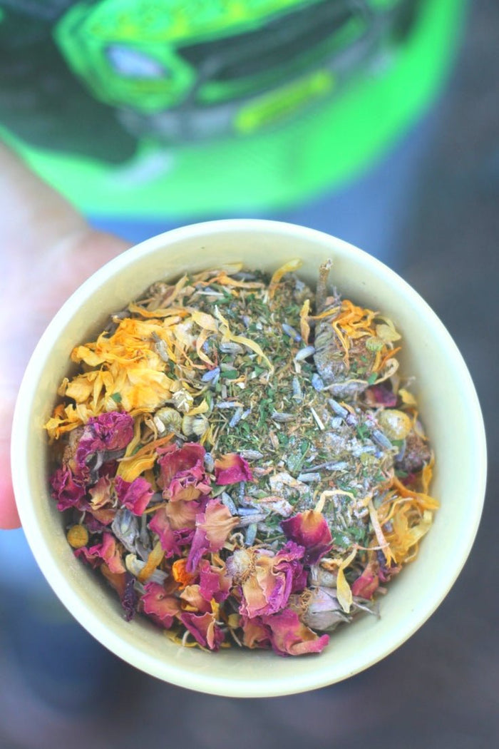 Best Eggs Ever! Nesting Herbs (Chamomile, Roses, Lavender, Cornflowers, & Calendula) For Pet Chickens