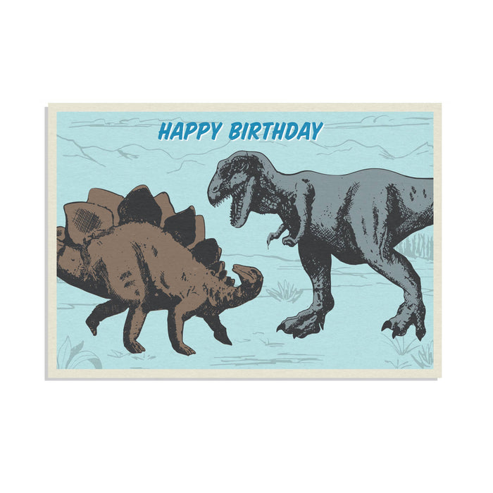 Birthday card - Prehistoric Land
