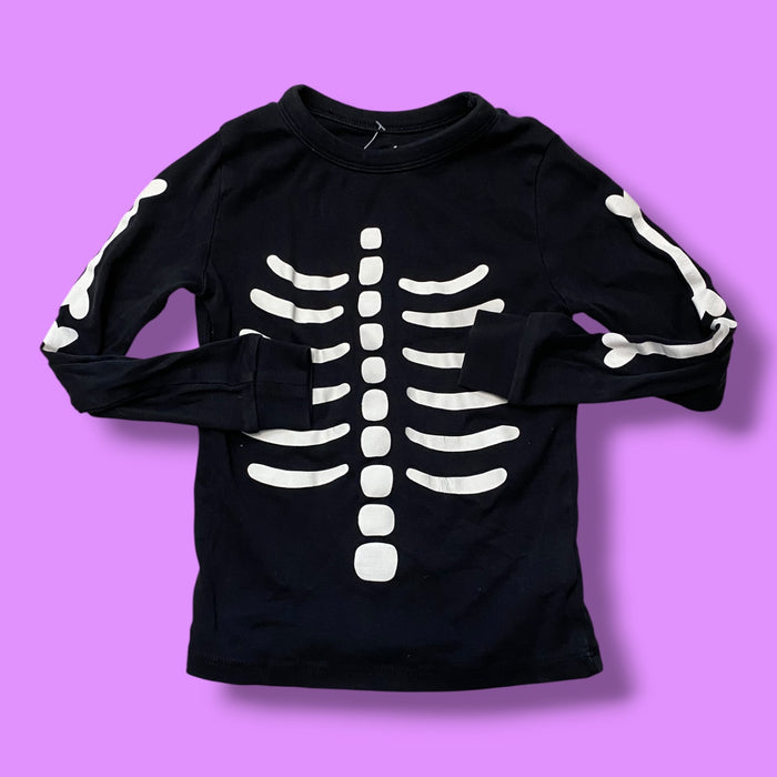 black Joe Fresh skeleton long sleeve, 5Y