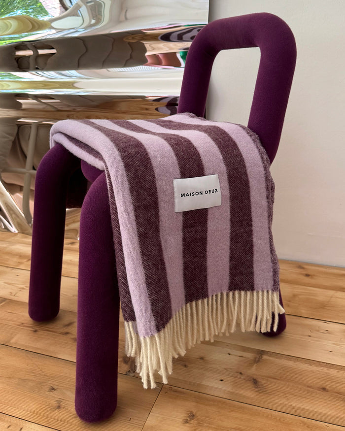 Blanket CANDY WRAP Lilac / Aubergine 4.25 x 6.5ft