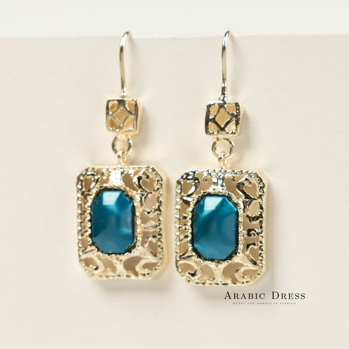 Blue Nifa necklace set