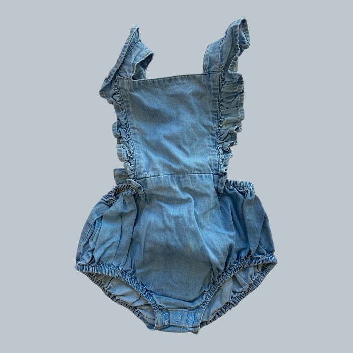 Blue Rise Little Earthling Romper, 12-18m