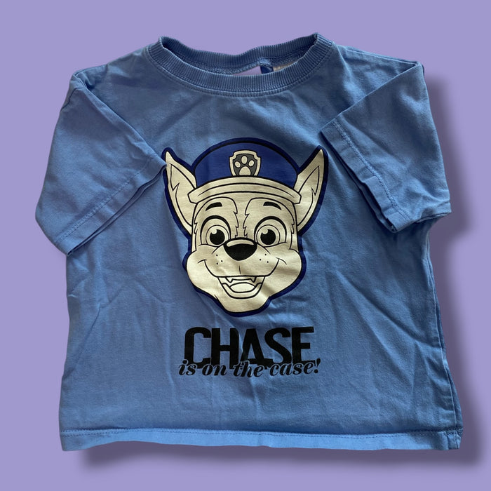 blue Zara paw patrol tshirt, 2y