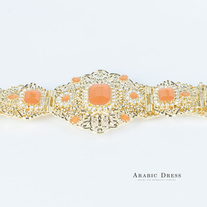 Bora Gold/Salmon Belt