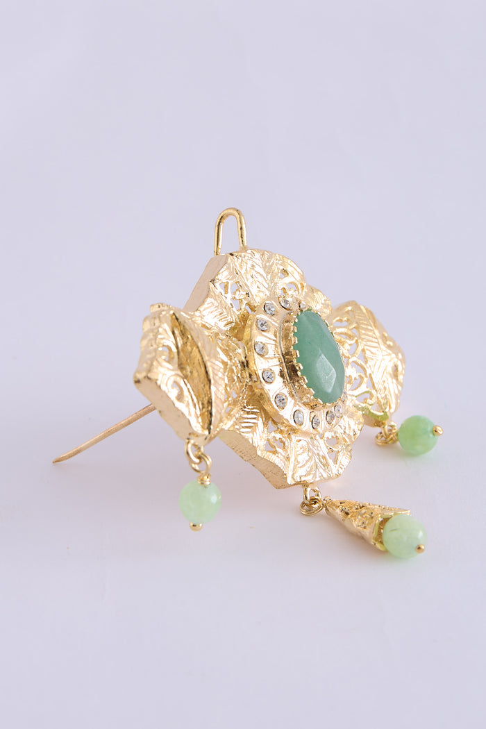 Broch Lim Gold/Mintgreen