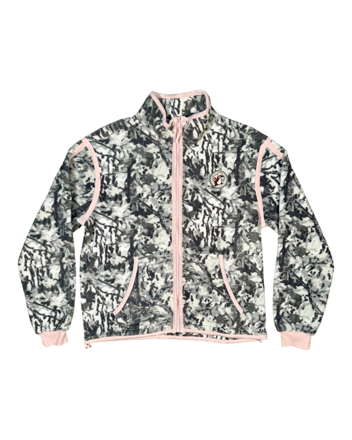 Snow camo performance jacket - lightweight and cozy
