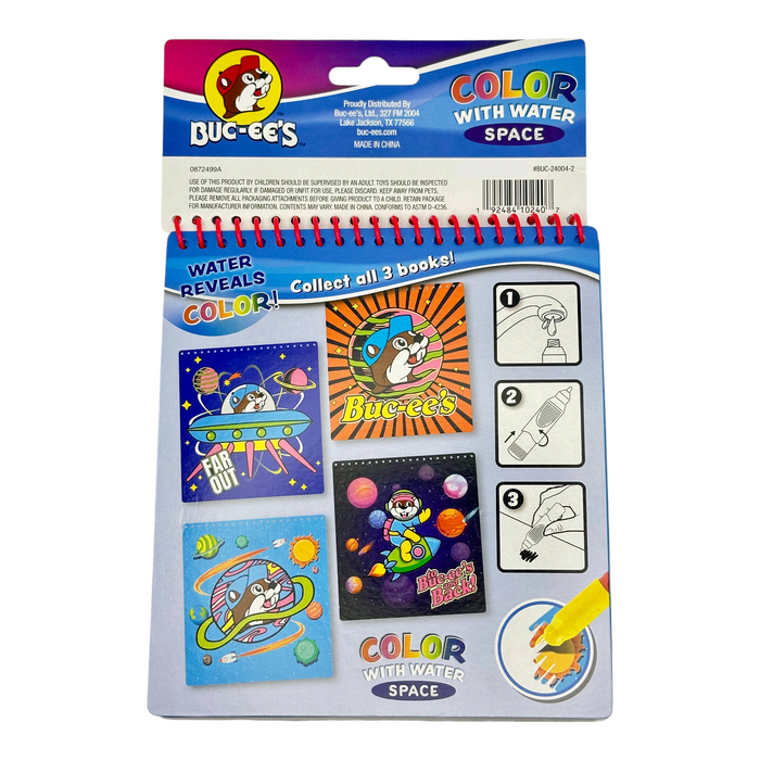 Buc-ee's Water Reveal Color Pads