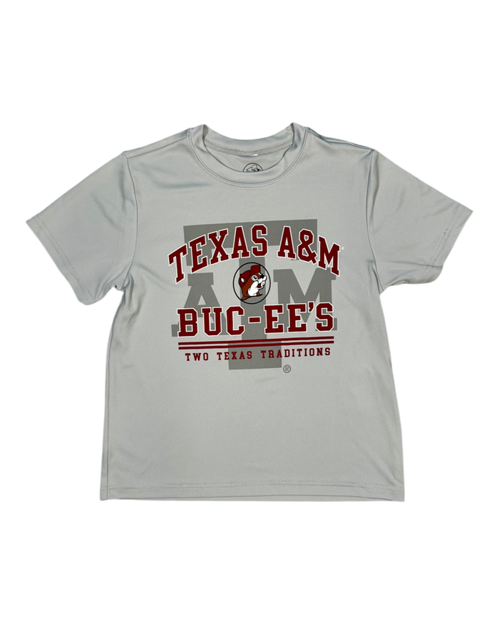 Youth athletic tee - breathable polyester