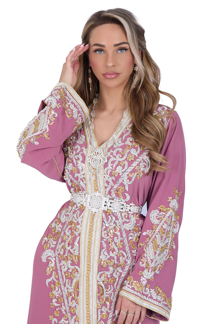 Caftan Ayanna Paleviolet pink