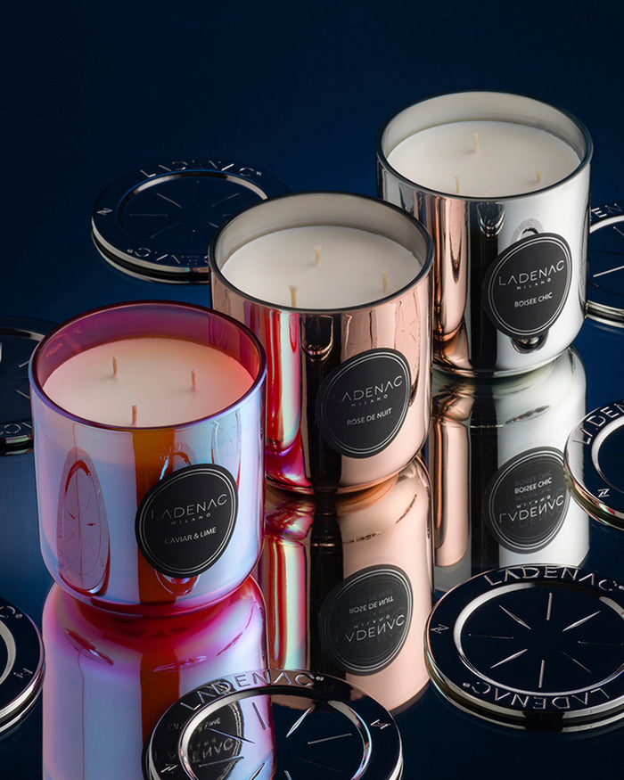 Candle in Jar URBAN SENSES 500gr Grey Boisee Chic 4.72 x 6.5 x 10.83 in