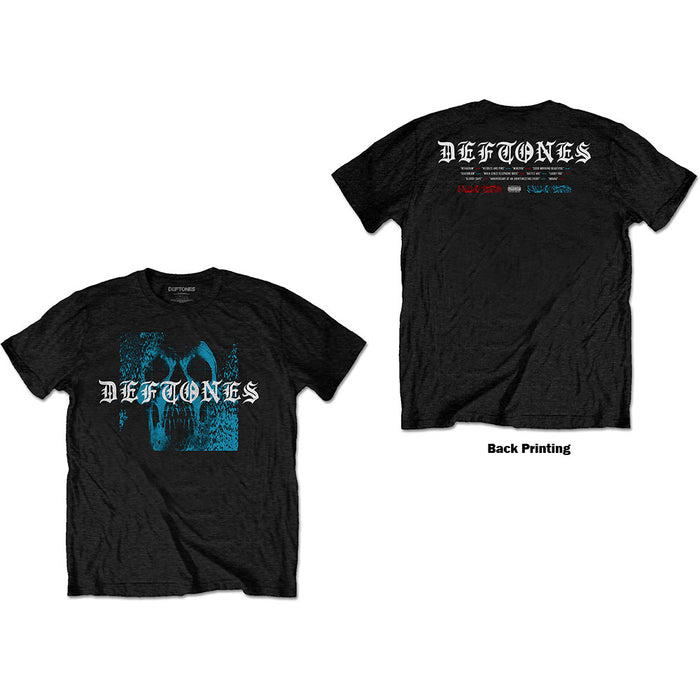 Deftones Unisex T-shirt - Static Skull Rock Off