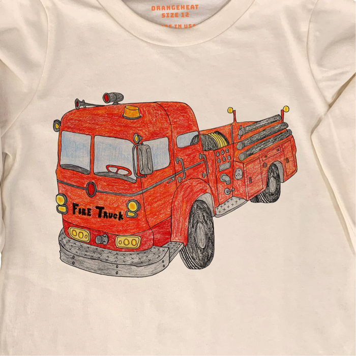 Fire Truck - Organic Tee/SHORT SLEEVE