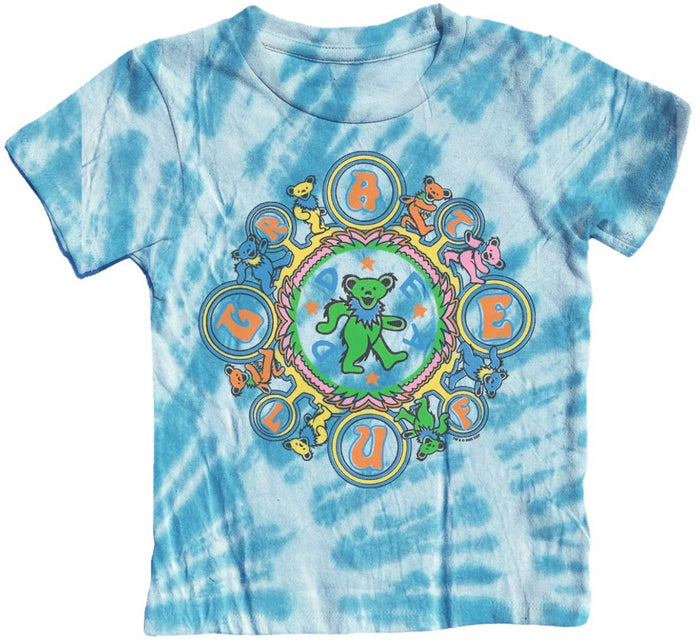 Grateful Dead Kaleidescope Bears Tie Dye SS Tee