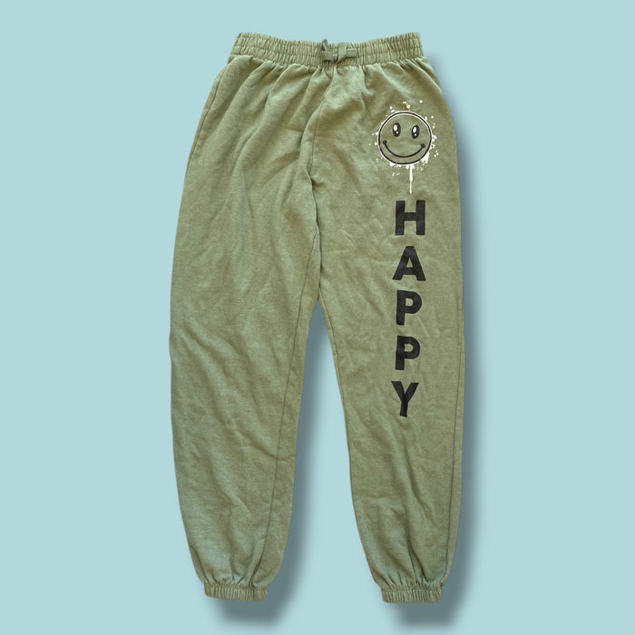 green sweatpants, 11-12y