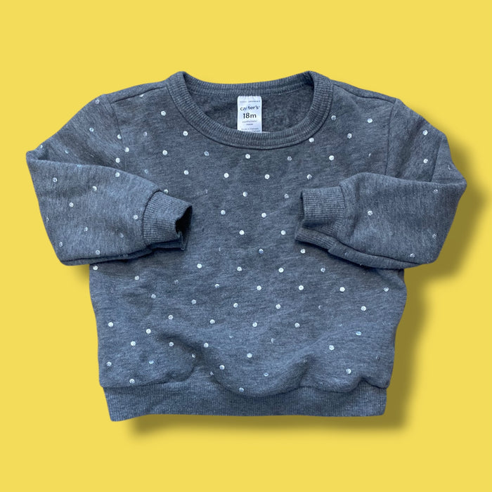 grey Carters polkadot sweater, 18m
