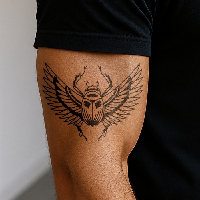 Großer Mistkäfer Tattoo