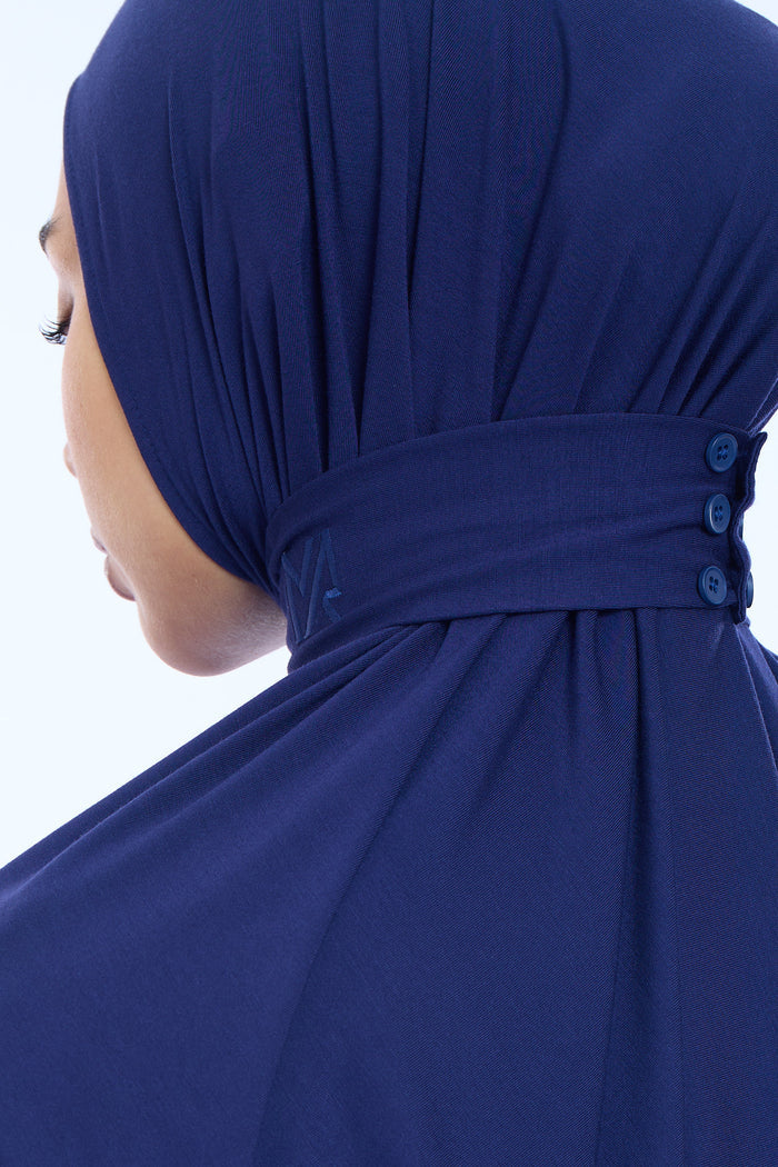 Instant Hijab Bamboo I Deep Indigo