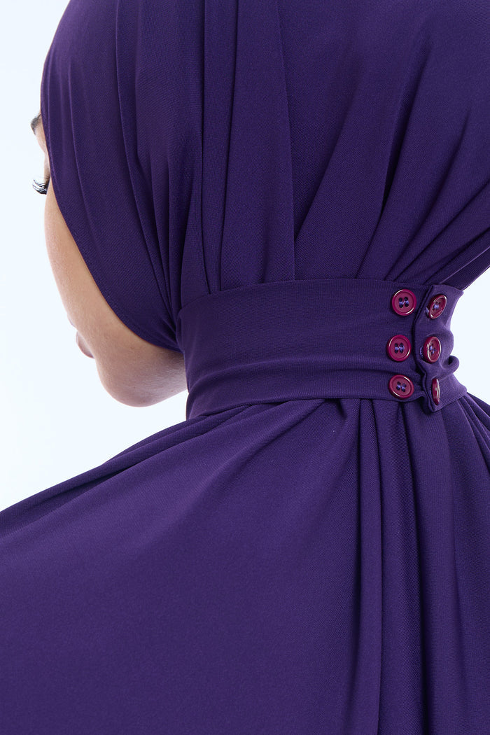 Instant Hijab Premium I Dark Indigo