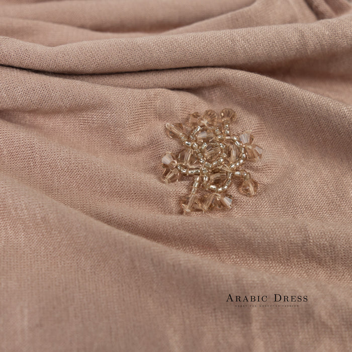Jersey Hijab Zaya Bole Brown