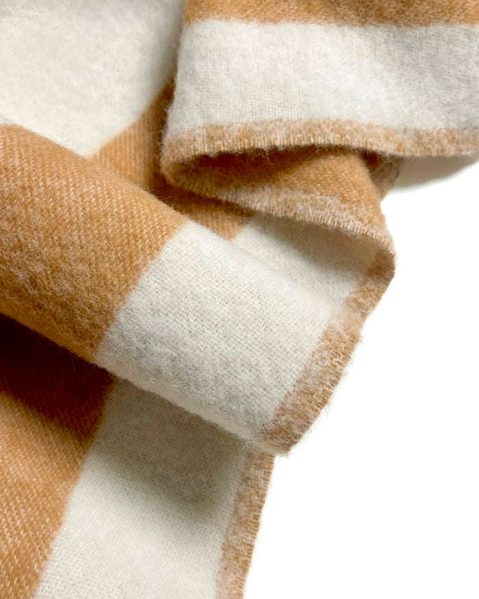 Maison Deux Blanket ROUGH STRIPE Sand