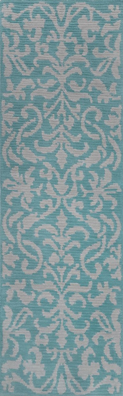 Maine Cottage Medici Turquoise Wool Rug