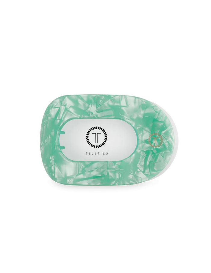 Medium Flat Round Hair Clip- Spring Splash