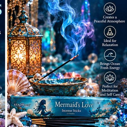 Mermaid's Love Incense Sticks - Secrets Beneath the Moonlit Sea