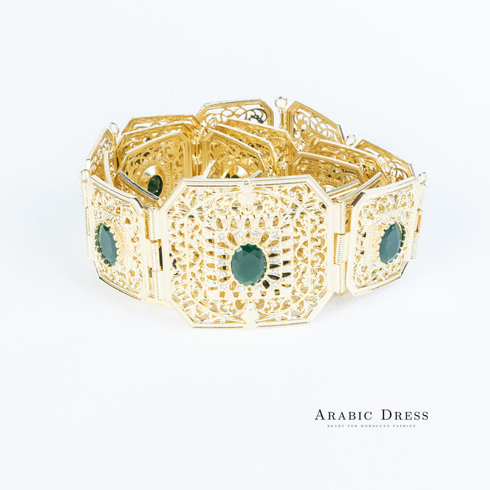 Micha Gold/Darkgreen Belt
