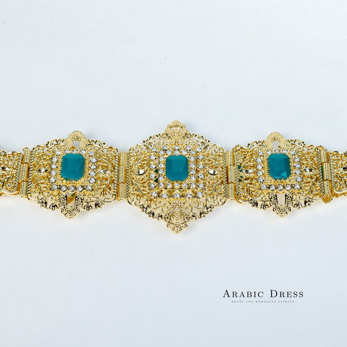 Mihi Gold/Teal Belt