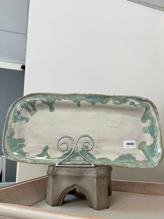Mockingbird Pottery Tide Pool XL Rectangle Platter