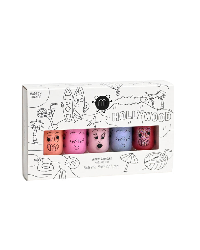 Nail Polish for Kids Set of 5 HOLLYWOOD