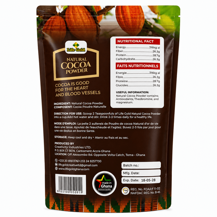 Natural Cocoa Powder | Rich Chocolate Flavor for Baking - Yado African & Caribbean Market