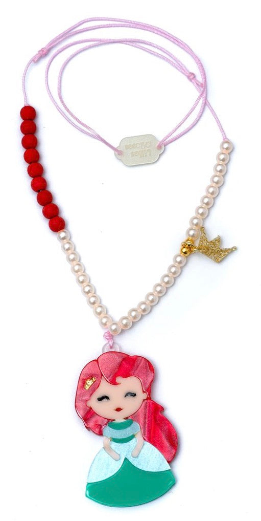 Necklace - Cute Doll Red Hair
