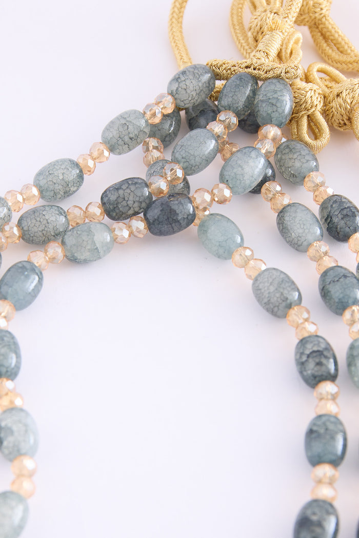 Necklace Green/Gray