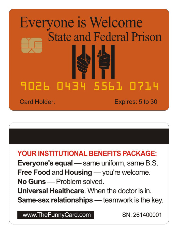 Official Everyone Is Welcome Card: 8 PACK, Free Shipping