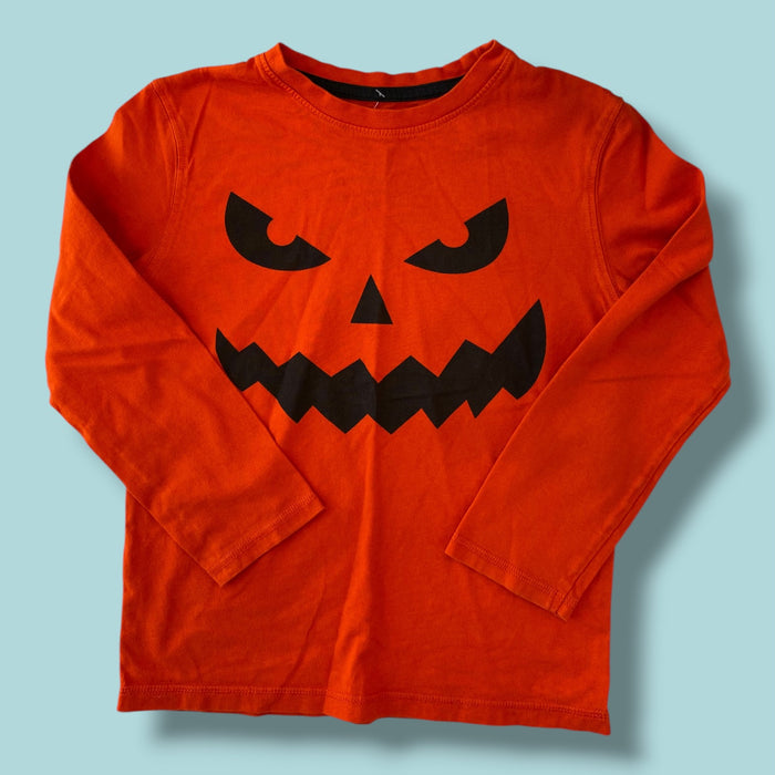 Orange George Long Sleeve, 7-8Y