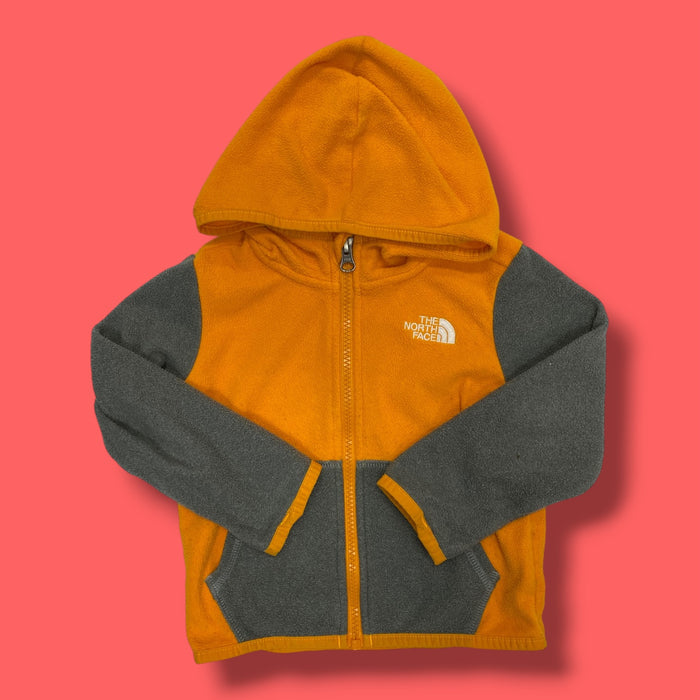 Orange North Face Zip Up , 2T