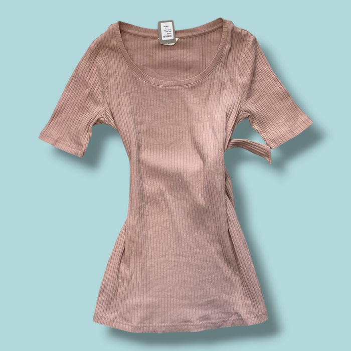 pink Thyme ribbed long sleeve, small
