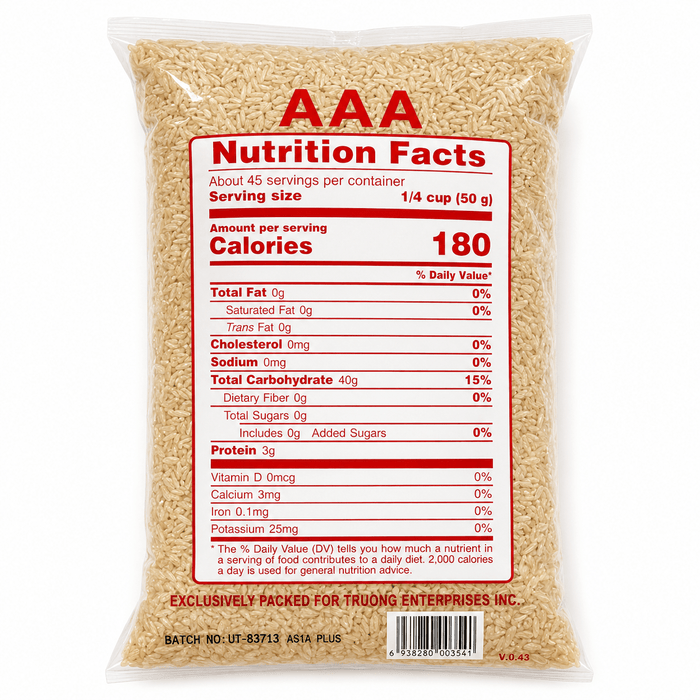 Royal Thai Palace Brown Jasmine Rice | Premium Whole Grain - Yado African & Caribbean Market