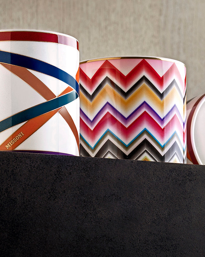 Scented Candle NASTRI 270gr Multicolor diam. 3.3", H 3.5"