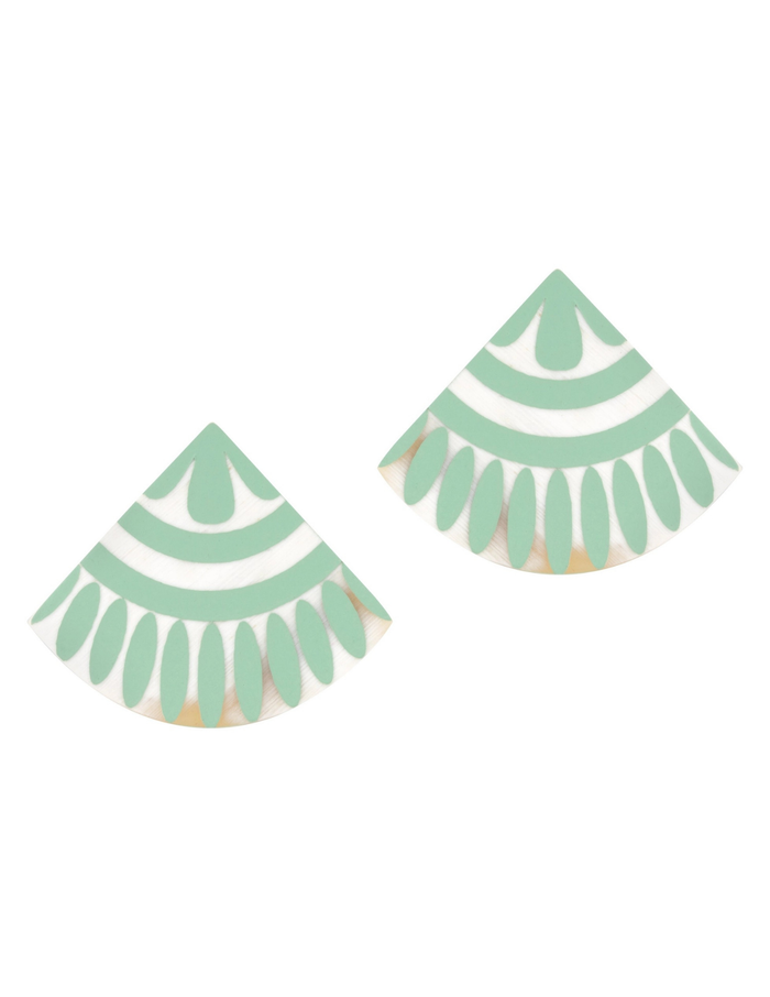 Seafoam Tile Earrings