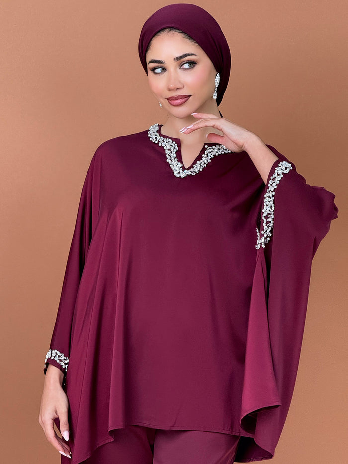 Set Nyka Bordeaux