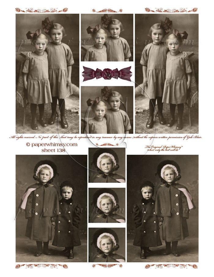 Sheet 138 PRINTED - paperwhimsy