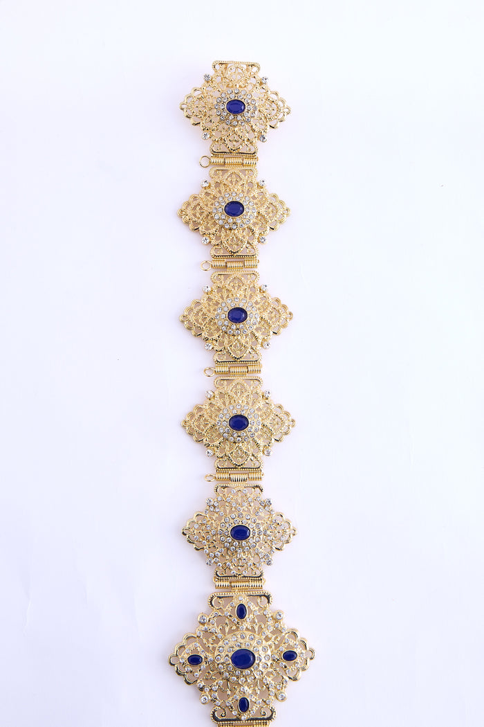 Shin Gold/Blue Belt