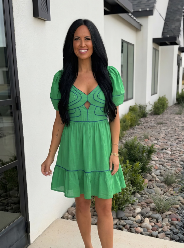 Spring Green Dress