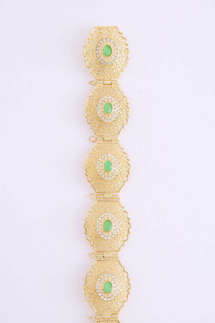Suji Gold Mintgreen